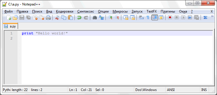 notepad++ python indent issue
